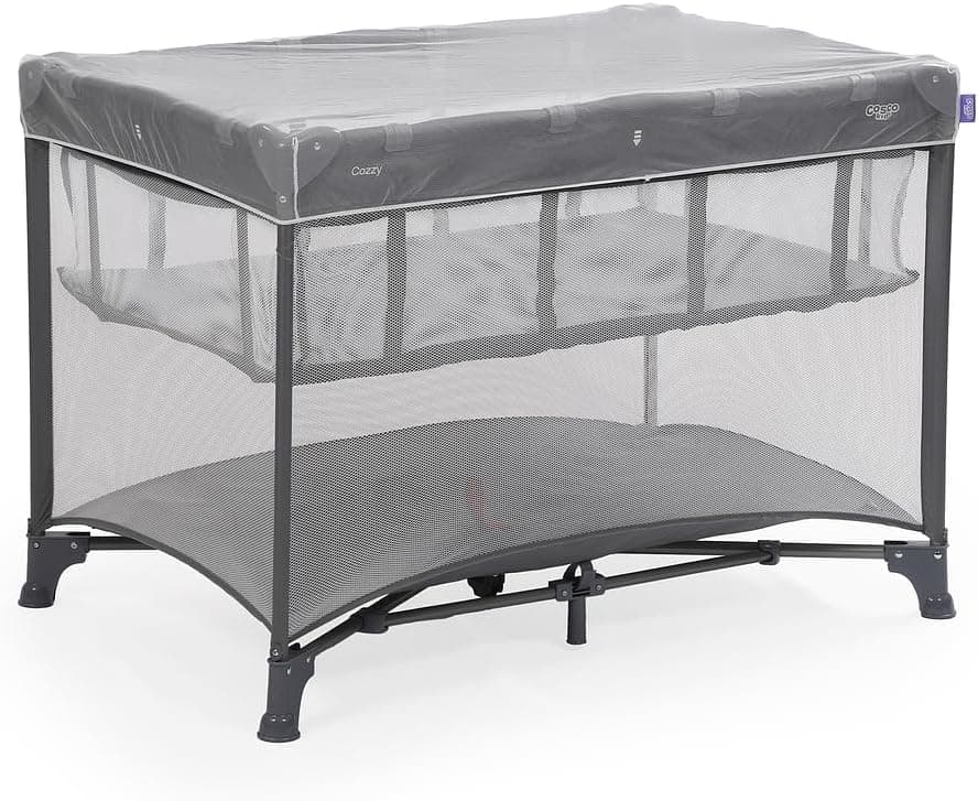 Berço Portátil Cosco Kids, Cozzy, 2 Alturas, 0 a 18 kg, Cinza Lápis | Amazon.com.br